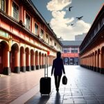 女子旅行の持ち物を準備するイメージ