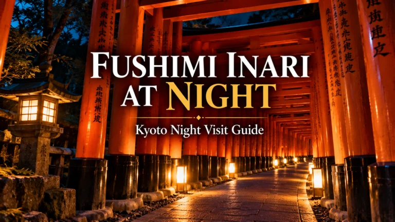 Fushimi Inari at Night: Is It Worth Visiting? Trains, Safety & Best Times