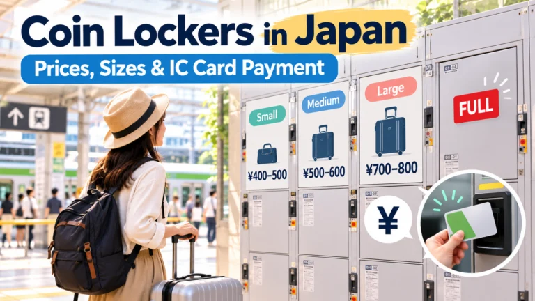 Coin Lockers in Japan: Prices, Sizes, Suica Payment & What to Do When Full