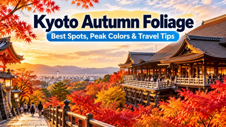 Kyoto Autumn Foliage: When to Go, Best Areas, Crowds & 2026 Updates