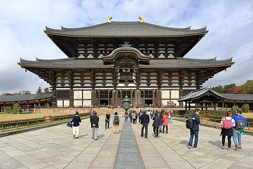 2016年に撮影した奈良・東大寺大仏殿正面