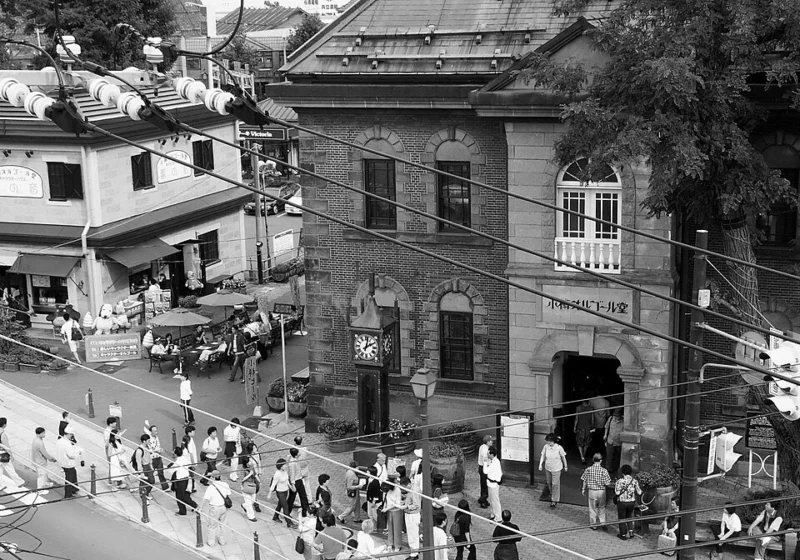 2003年撮影の小樽オルゴール堂本館の建物